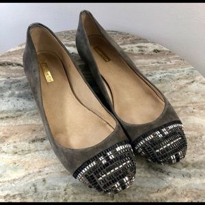 Louise Et Cie Flats Gray Suede size 9.5